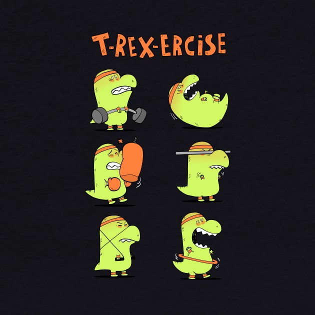 T-Rex-Ercise by Queenmob